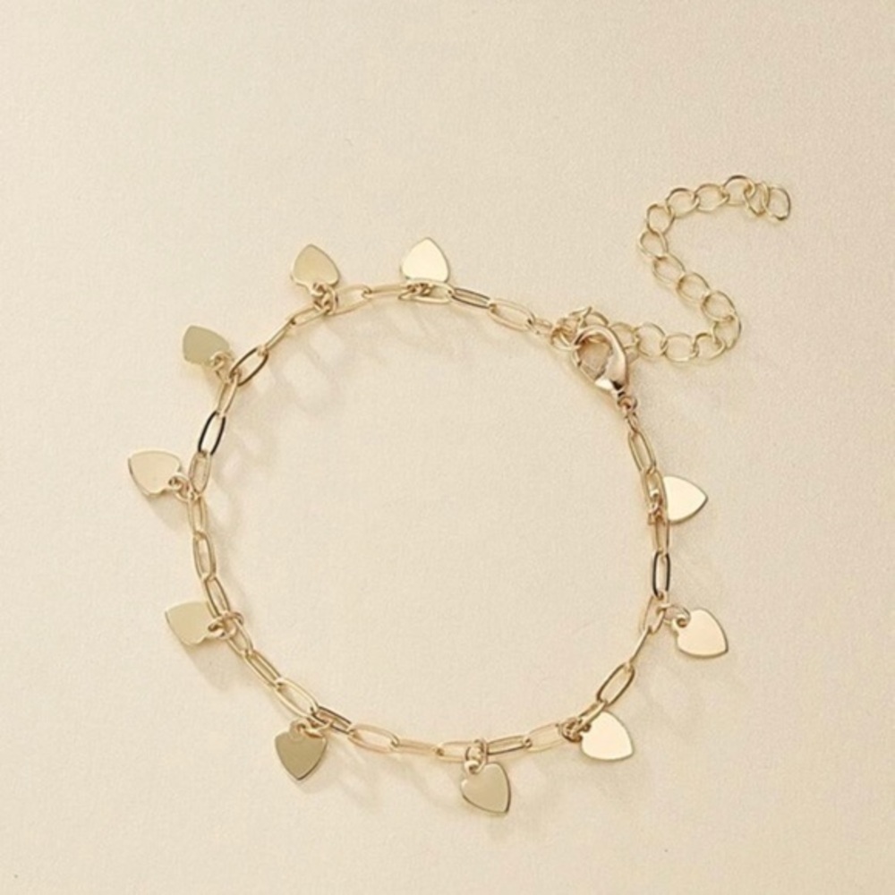 3/$30 💛 Heart Charm Anklet